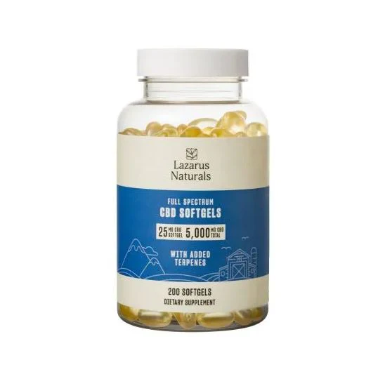 25mg CBD Full Spectrum Hemp Softgel Capsules - Image 3