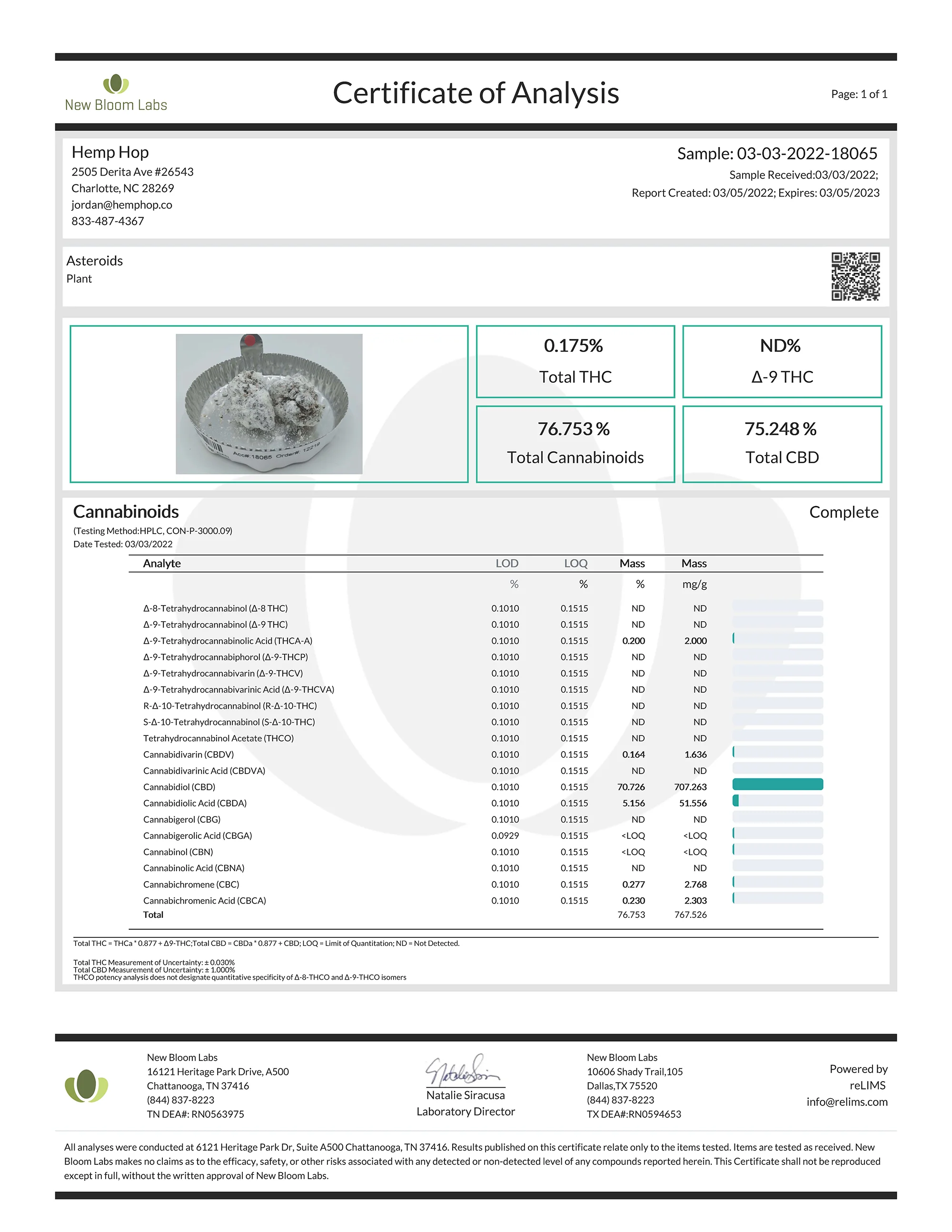 CBD Asteroids® - Cannabinoid Enhanced Flower - Image 5