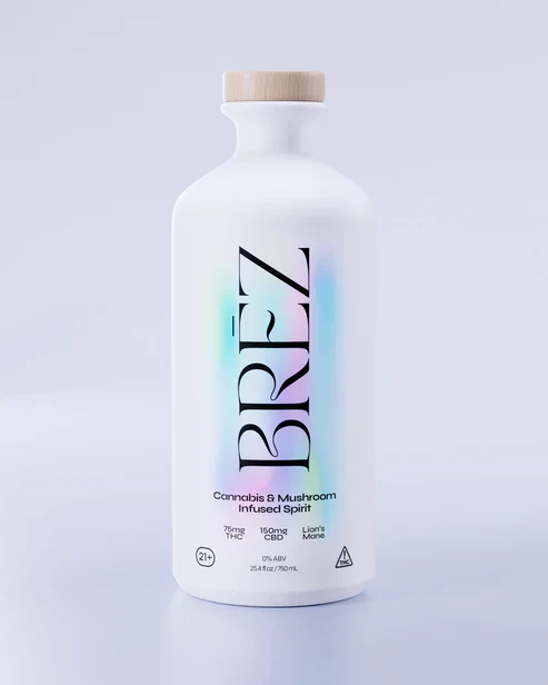 BREZ OG Spirit Cannabis & Mushroom Infused 5mg THC 10mg CBD + 2200mg Lion's Mane