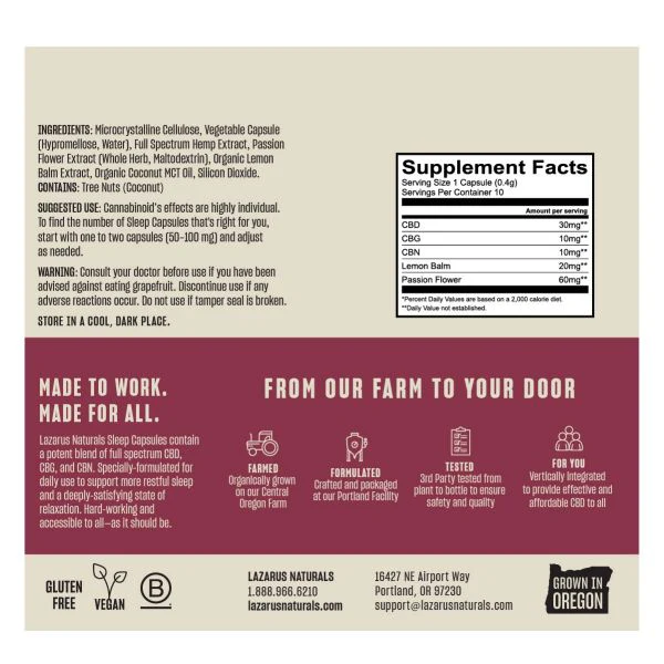 Cannabinoid Sleep Capsules - Image 4