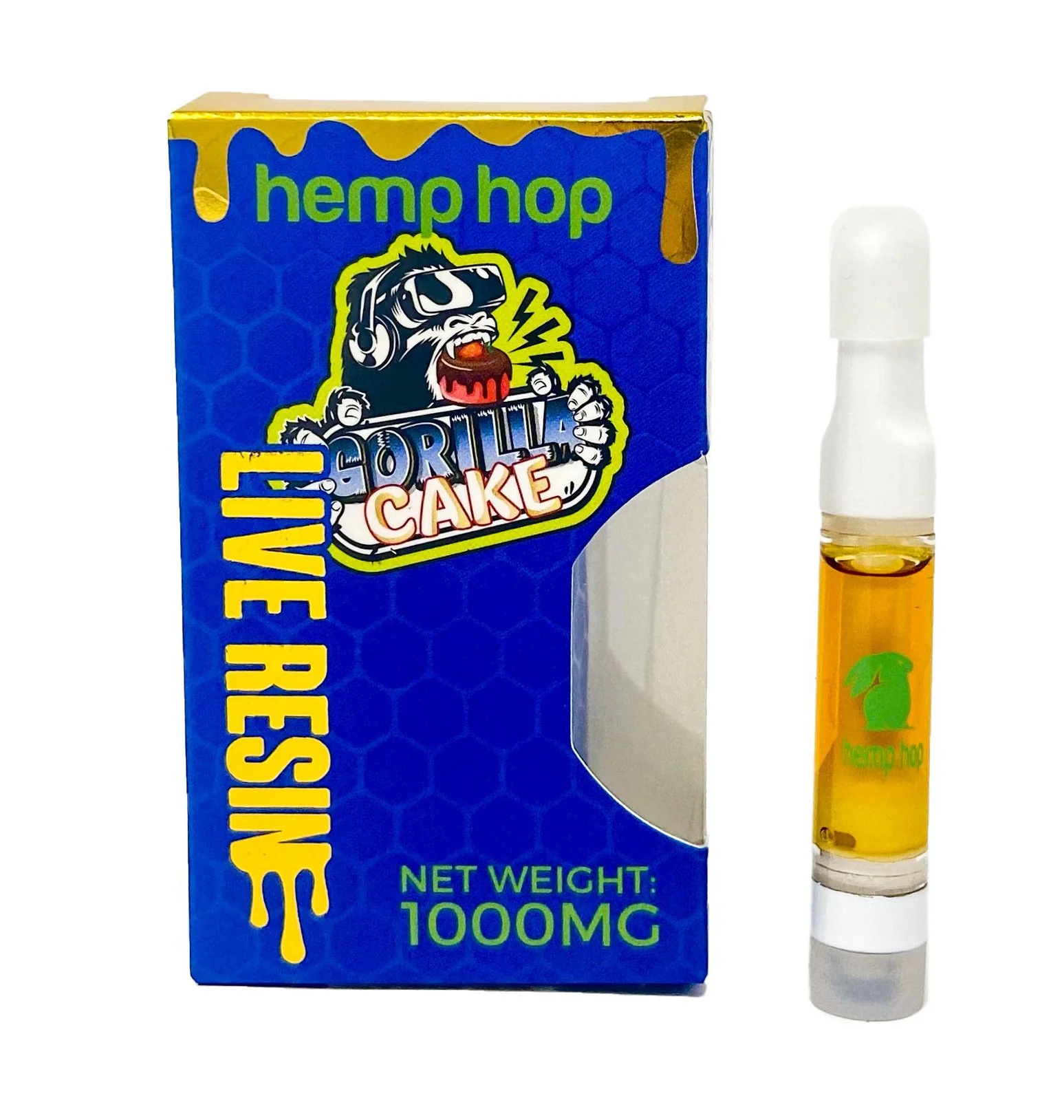 Gorilla Cake Live Resin Vape Cartridge - Image 3