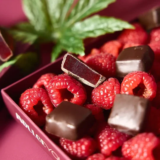 Hometown Hero Raspberry Jelly Dark Chocolate Bites - 10mg THC + 10mg CBD - Image 4
