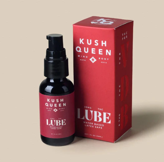 Kush Queen Water-Based Delta 9 THC Lube – 1oz
