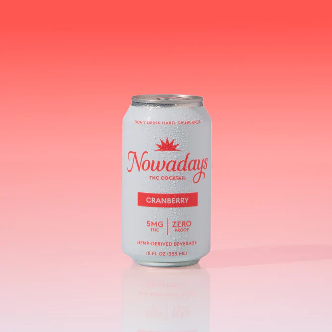 Nowadays Cranberry Canned Cocktail 5mg THC (Limited Edition)