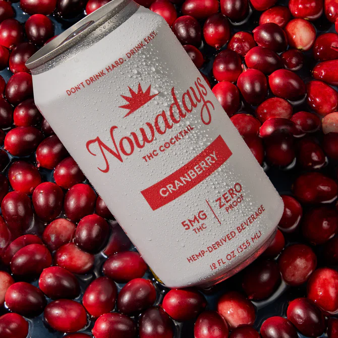 Nowadays Cranberry Canned Cocktail 5mg THC (Limited Edition) - Image 2