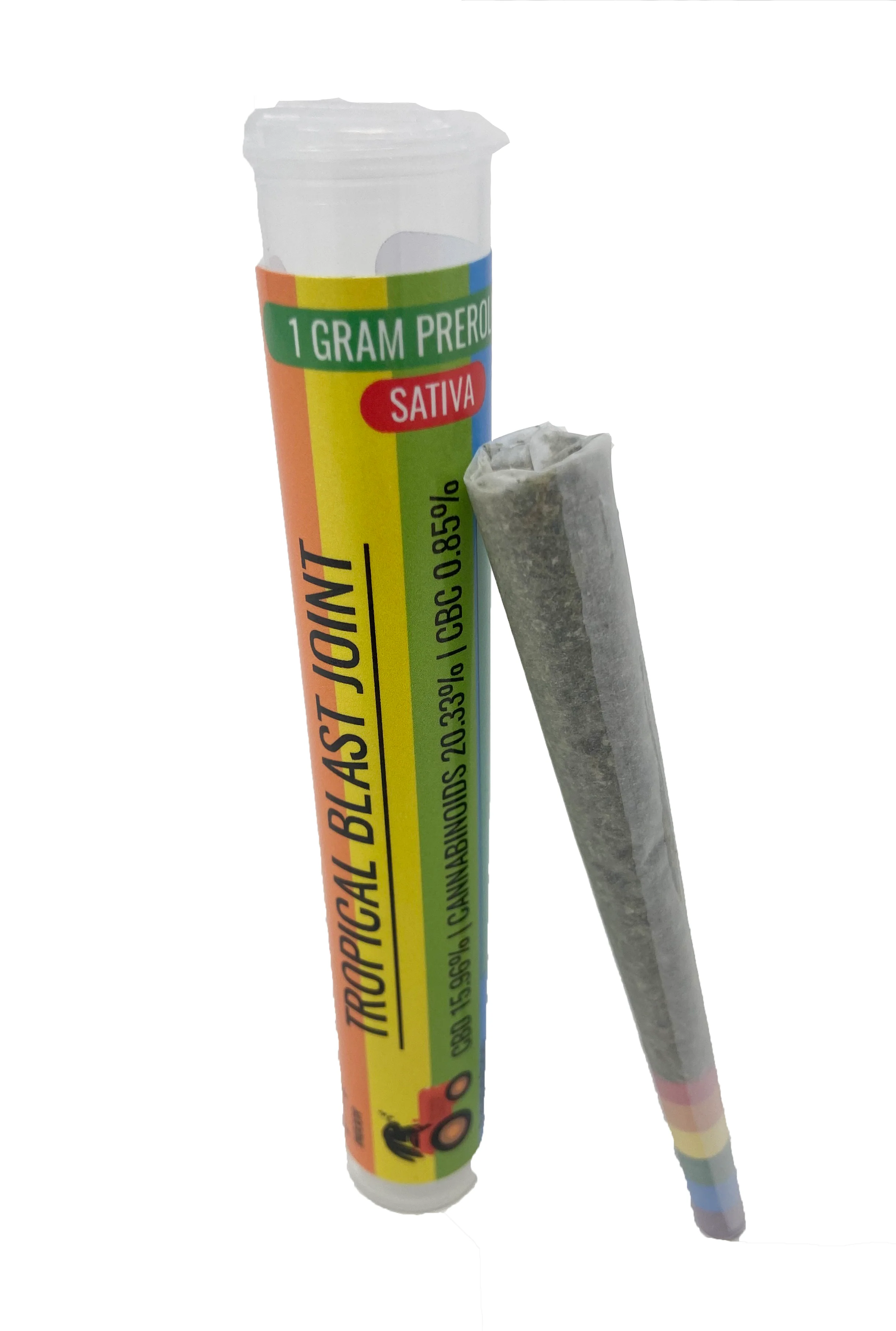 Pride Indoor Tropical Blast 1g Prerolled Joint - Image 3