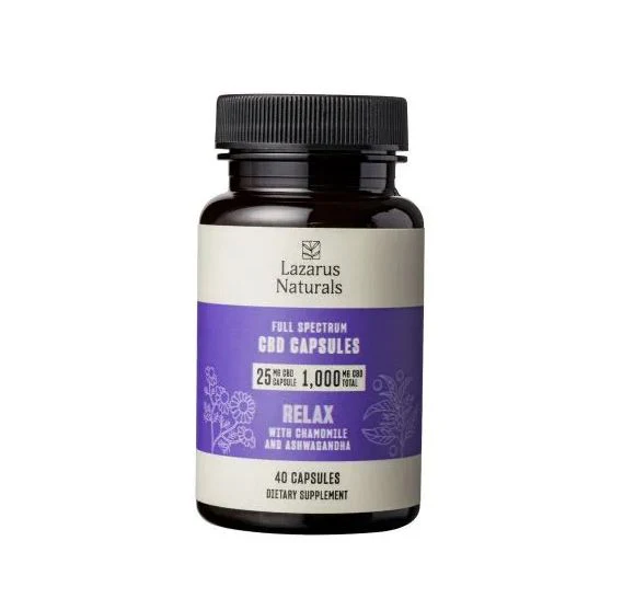 Relaxation Formula 25mg CBD Hemp Capsules - Image 4