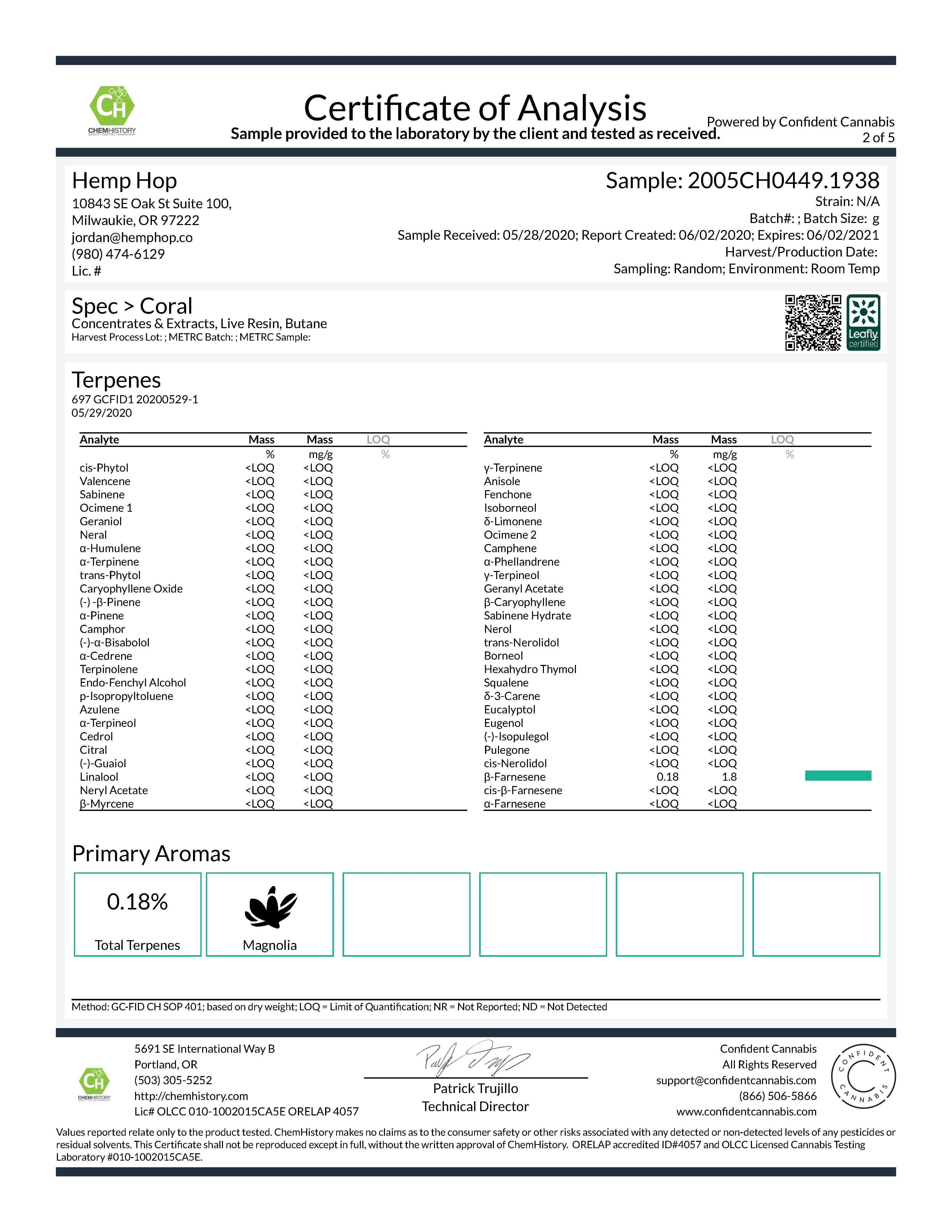 Diesel Hemp Spec7™ Terp Coral CBD Crumble - Image 3