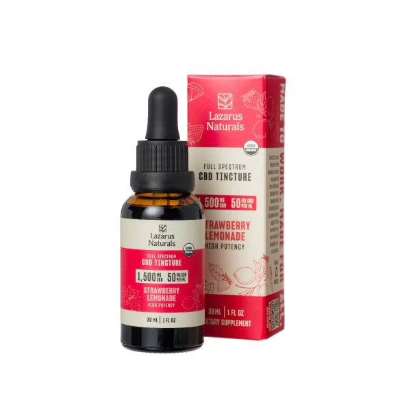 Strawberry Lemonade High Potency CBD Oil Tincture - Image 4